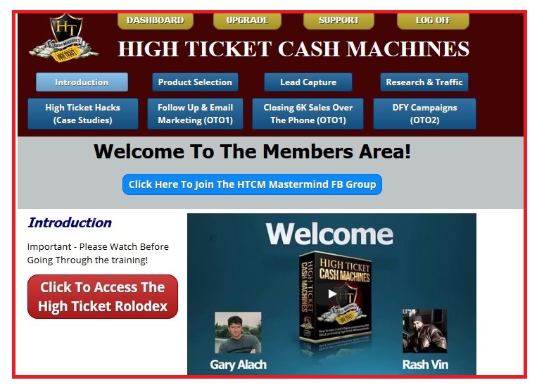 What-is-High-Ticket-Cash-Machines-membership-area