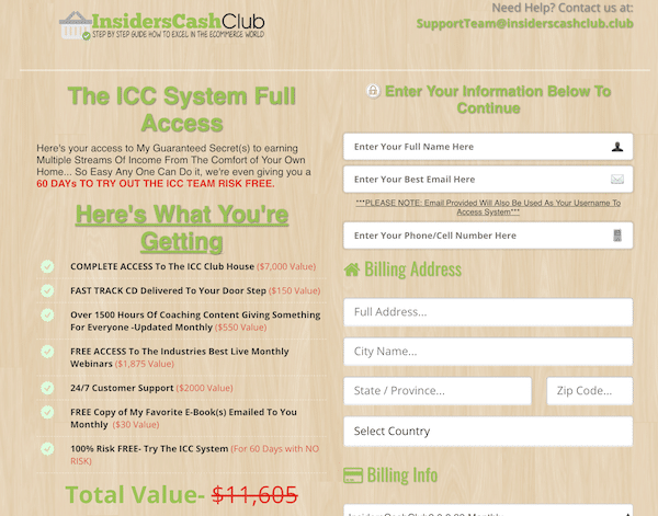 Insiders-Cash-Club-Website