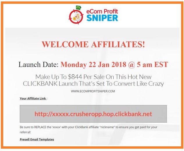 ecom-profit-sniper-affiliates-page