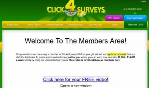 click-4-surveys-members-area
