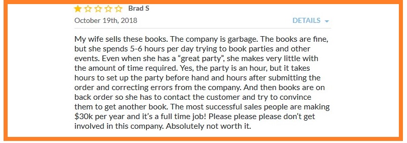 Is-Usborne-Books-a-Scam-Complaint-about-low-success
