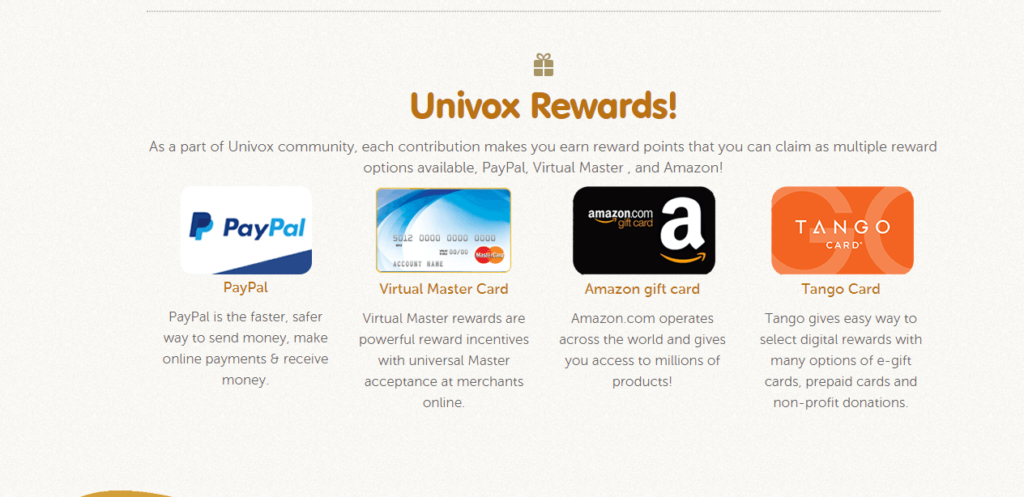Univox-Rewards