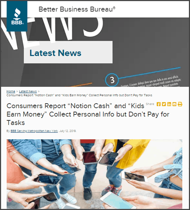 CashForShare-Better-Business-Bureau-Warning