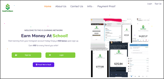 CashForShare-Home-Page