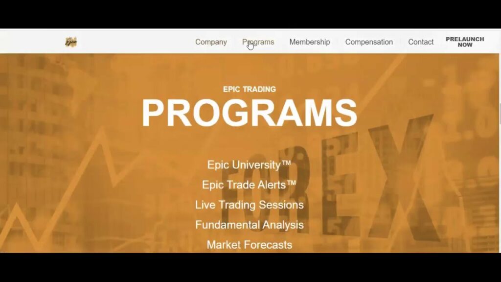 Epic-Trading-Home-Page