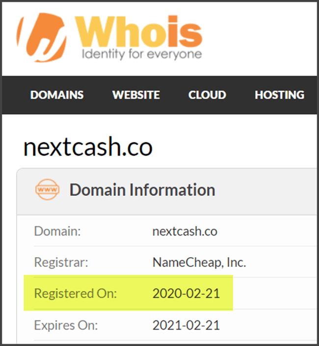 NextCash-Actual-Founding-Date-2020