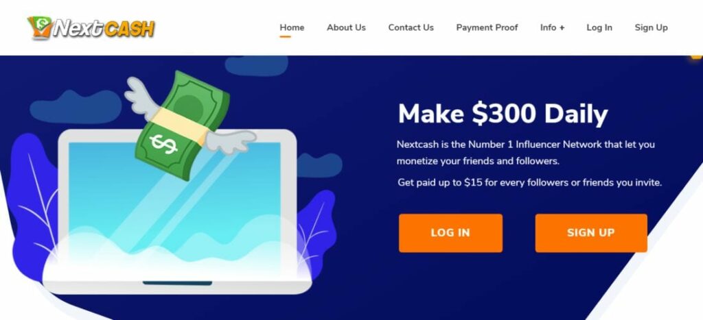 NextCash-main-page