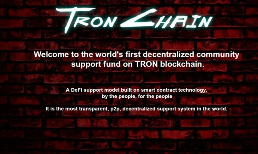 TronChain-blockchain-page