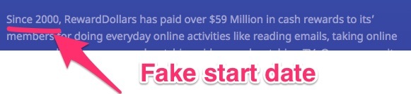 rewarddollars-fake-start-date