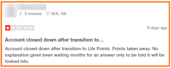 LifePoints-Account-Shut-Down