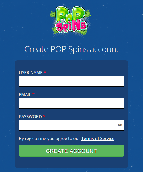 Pop-Spins-Signup