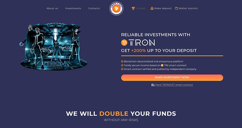 Tron2Get-home-Page