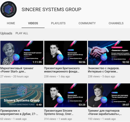 Sincere-Systems-Russian-Videos