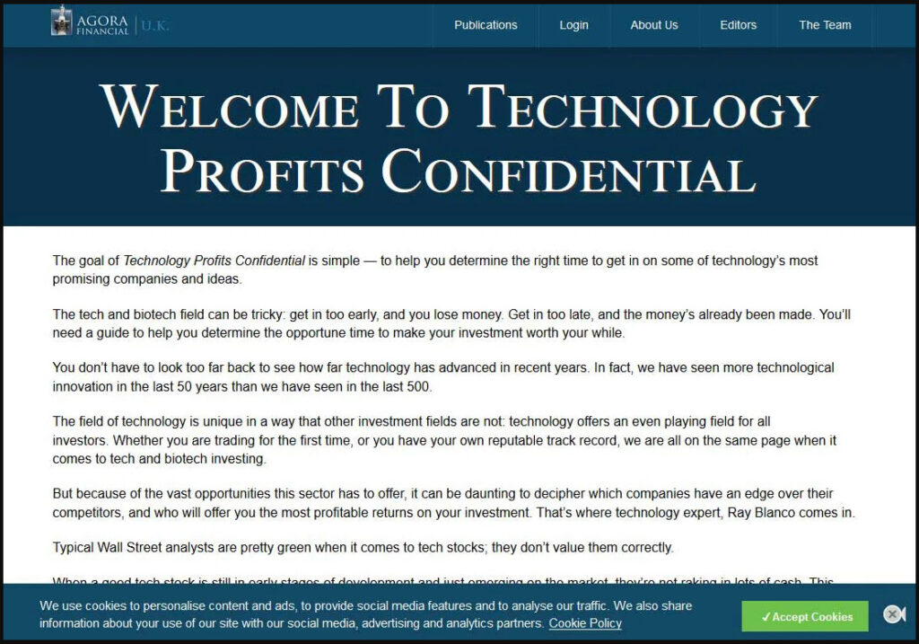 Technology-Profits-Confidential-Details