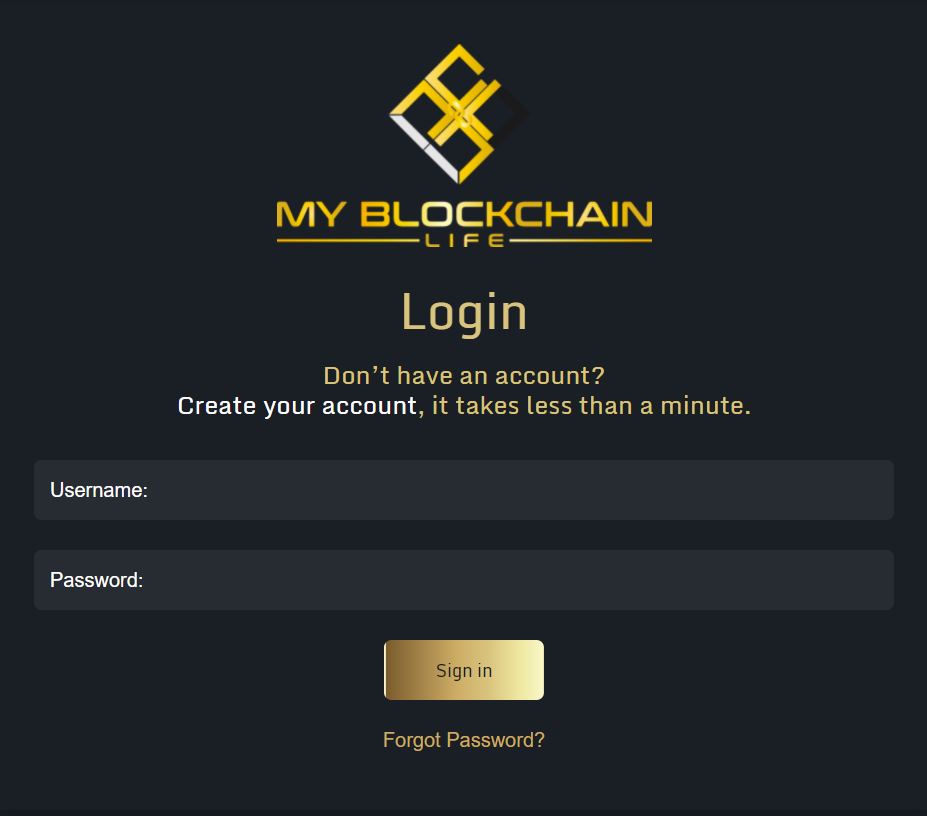 my-blockchain-life-landing-page